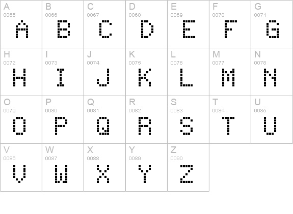 Erbos Draco 1st Open NBP Regular uppercase A-Z preview