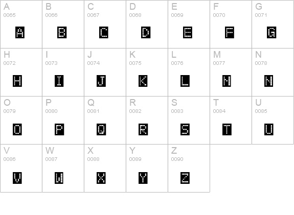 ErbosDraco Nova NBP Regular uppercase A-Z preview