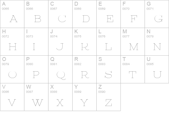 Erotica Capitals Big uppercase A-Z preview