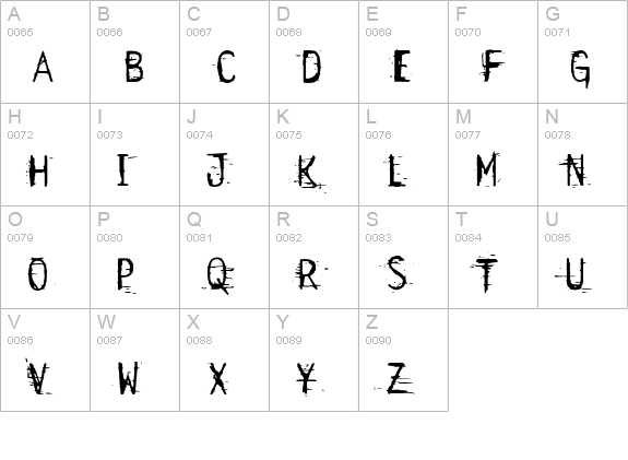 EscalidoStreak uppercase A-Z preview