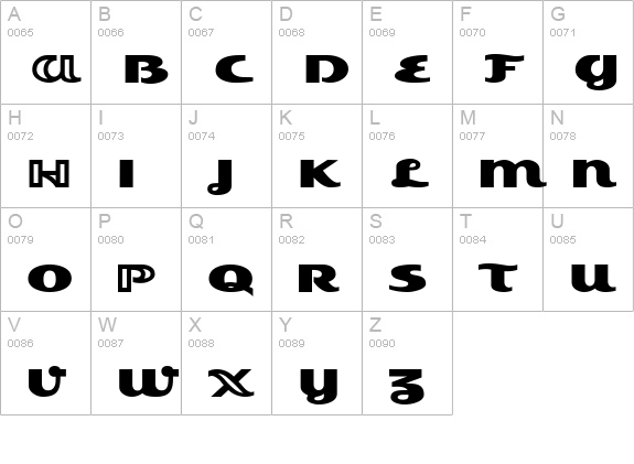 Esquivel Trial uppercase A-Z preview