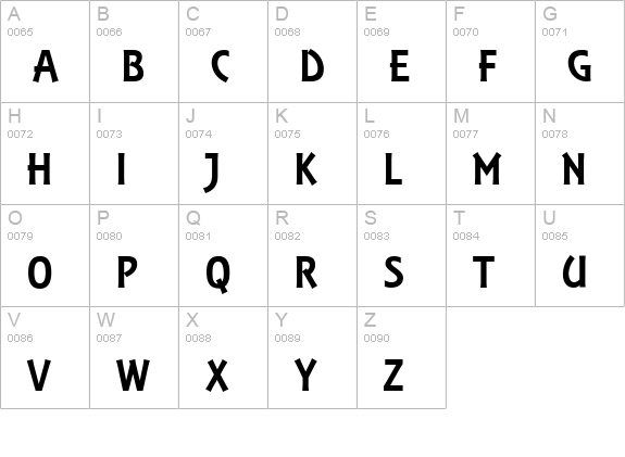 Estelle-Regular uppercase A-Z preview