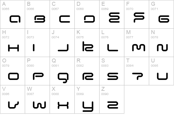 Euphoric-Heavy uppercase A-Z preview
