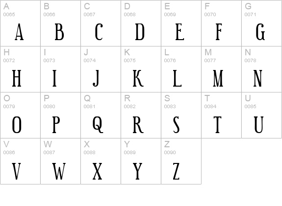 Euphorigenic uppercase A-Z preview
