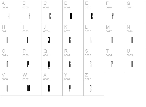 Eveagita Luxury Cap Thin uppercase A-Z preview