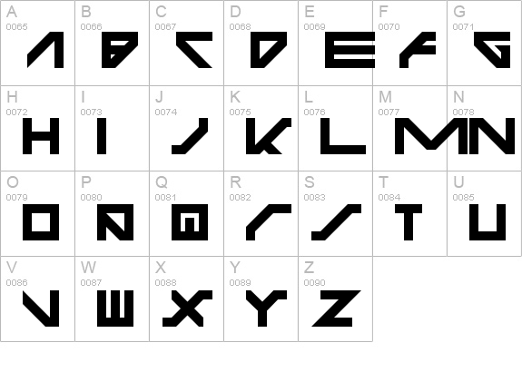 Even Stevens Regular uppercase A-Z preview
