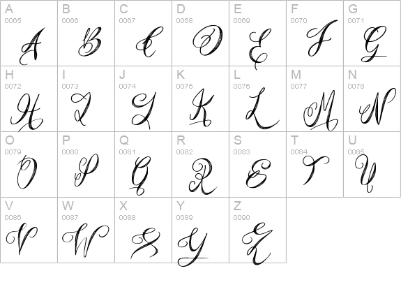 Everything Holiday uppercase A-Z preview