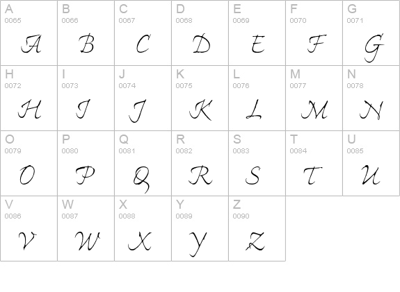 Ex Ponto Pro Light uppercase A-Z preview