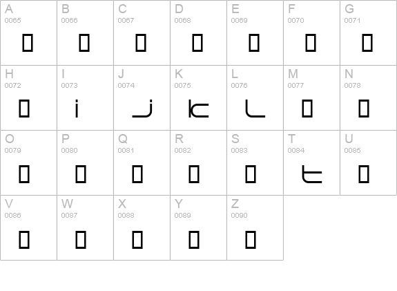 Excellence LightExtended uppercase A-Z preview