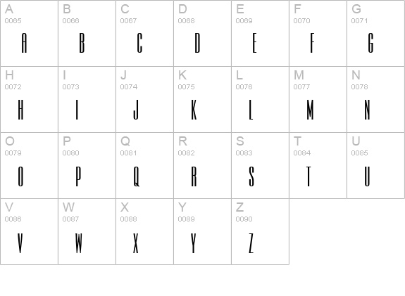 Expel Bold uppercase A-Z preview