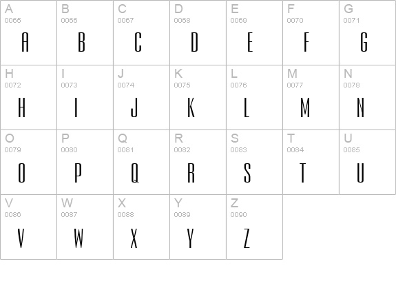 Expel Extended Normal uppercase A-Z preview