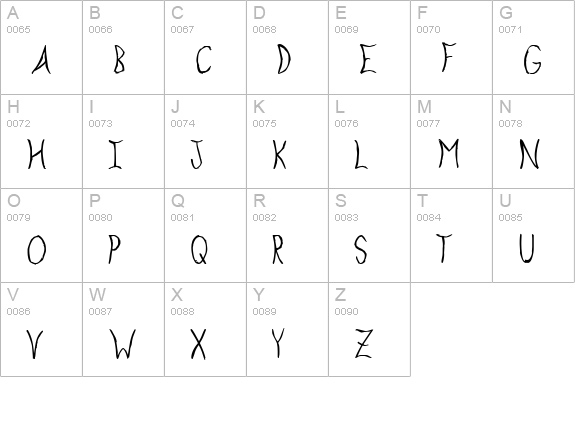 Exploding Sheep uppercase A-Z preview