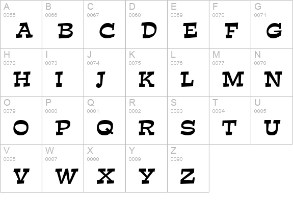 Expo is cool uppercase A-Z preview