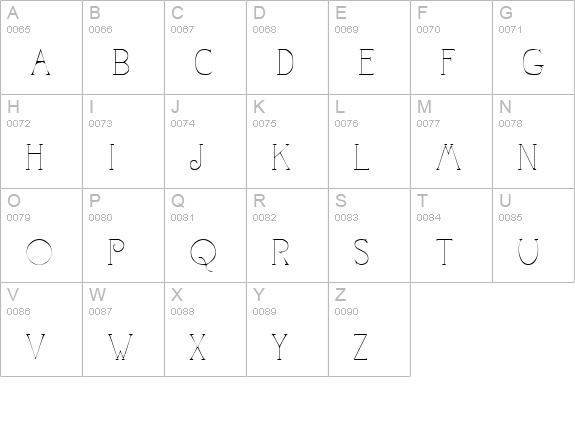 Expose uppercase A-Z preview