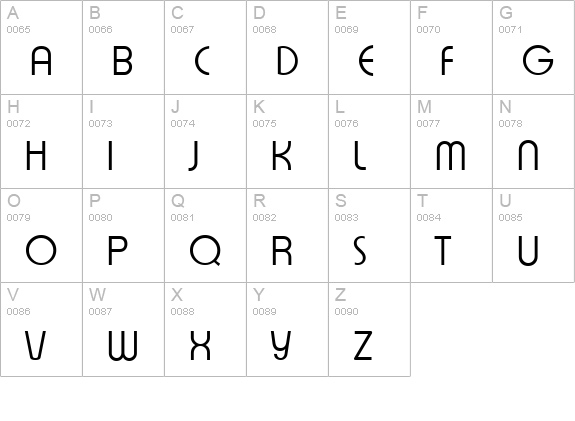 ExpressaSerial-Light-Regular uppercase A-Z preview