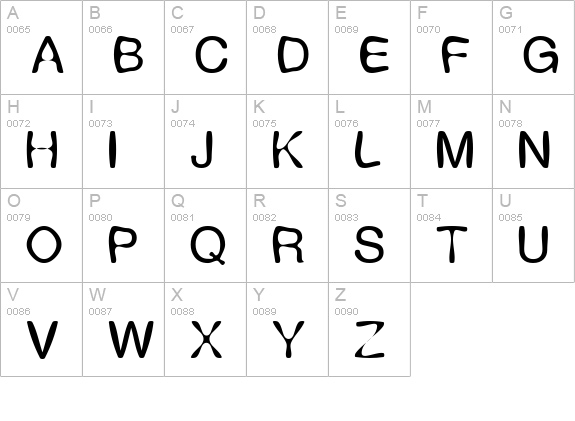 Expression uppercase A-Z preview