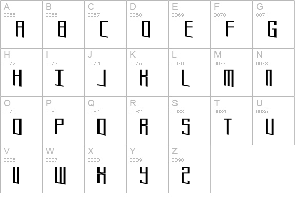 ExtremeRefresh uppercase A-Z preview