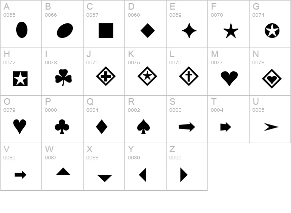 F&T_BasicShapes1 uppercase A-Z preview
