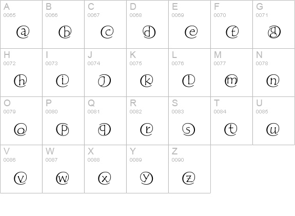 fab Chiocciole uppercase A-Z preview