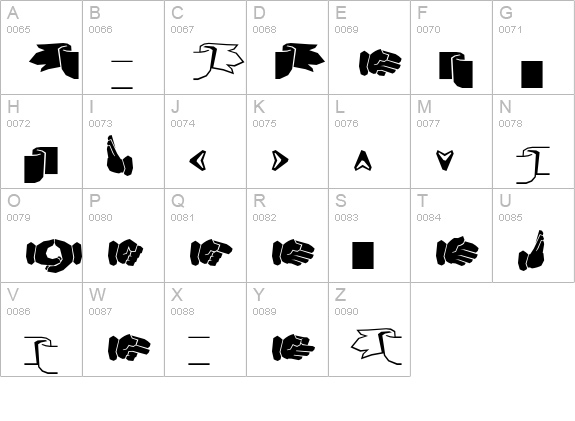 Fakir Ornaments uppercase A-Z preview