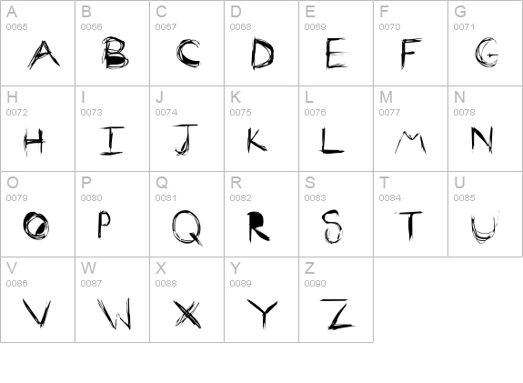 Family Bonding uppercase A-Z preview