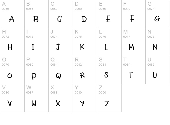 Fancy Footwork 2 uppercase A-Z preview