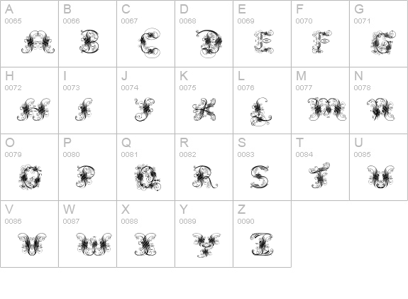 Fantastic Pete uppercase A-Z preview