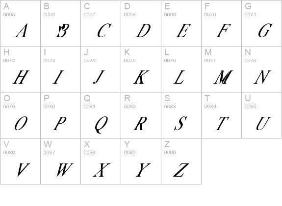 Far Out uppercase A-Z preview