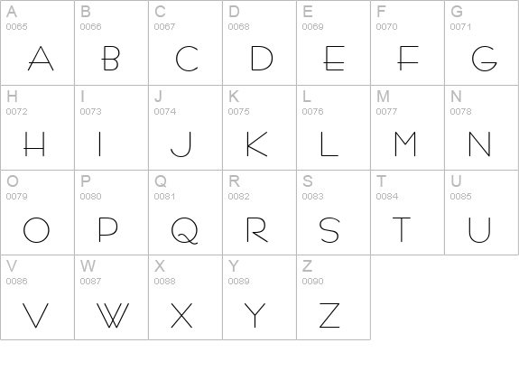 Fastrac Fashion uppercase A-Z preview