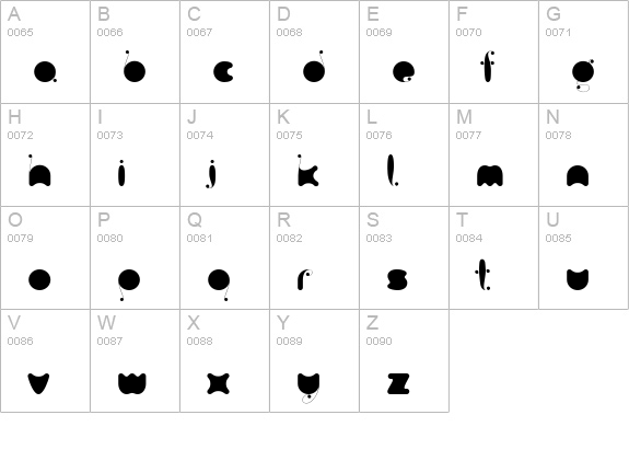 FatC uppercase A-Z preview
