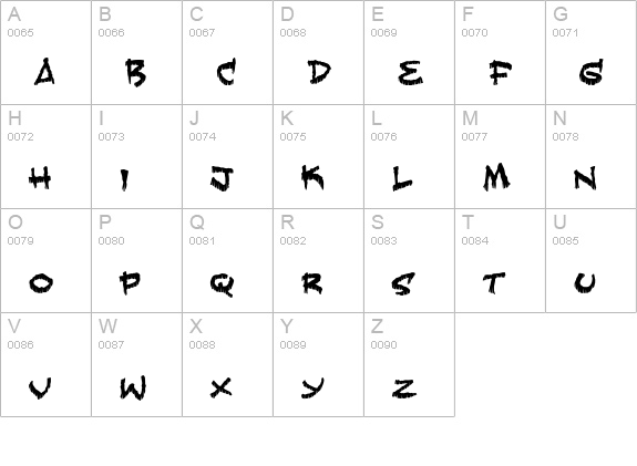 Fearless uppercase A-Z preview