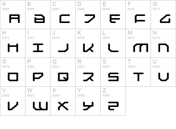 Federapolis Expanded Bold uppercase A-Z preview