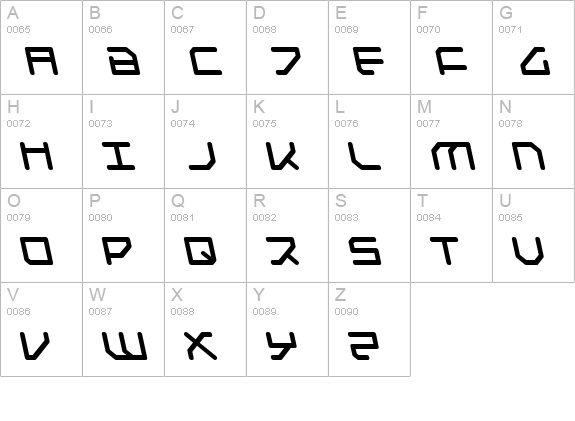 Federapolis Leftalic Bold uppercase A-Z preview