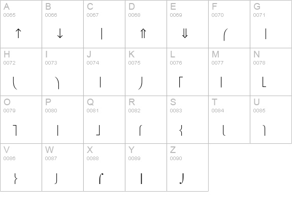Fences uppercase A-Z preview