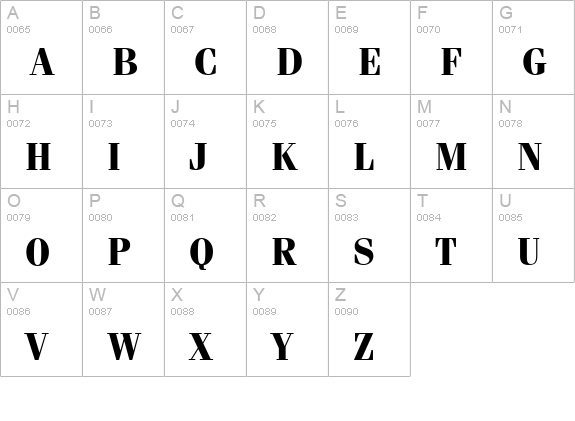Ferrara-Osf-Bold uppercase A-Z preview