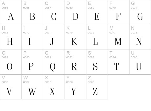 Ferrara-Osf-Light-Regular uppercase A-Z preview