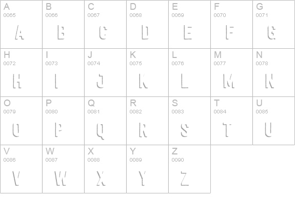 Festivo LC L Lines uppercase A-Z preview