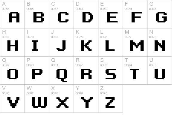 FFF Business Bold Extended uppercase A-Z preview