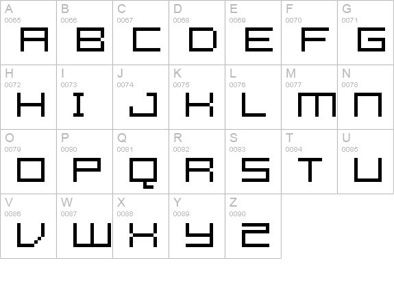 FFF Estudio Extended uppercase A-Z preview