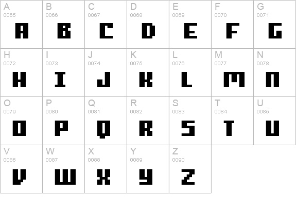 FFF Manager Bold uppercase A-Z preview