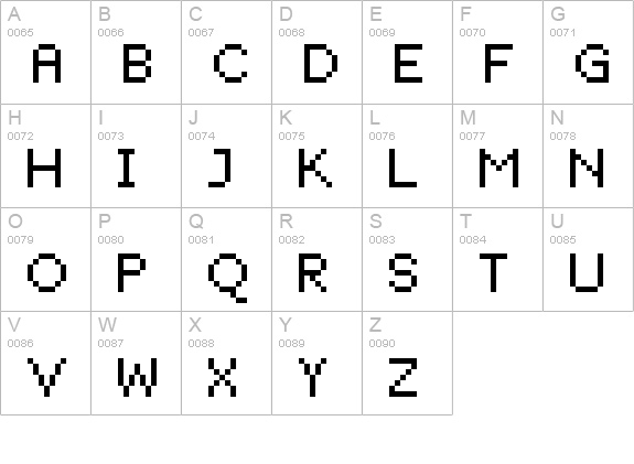 FFF Neostandard Trial uppercase A-Z preview