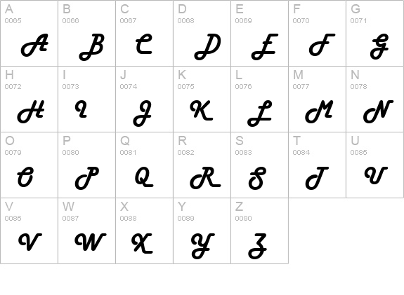 Fifties Heavy uppercase A-Z preview