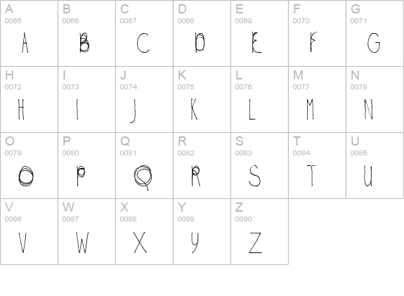 Fil Sans Semi-condensed Thin uppercase A-Z preview