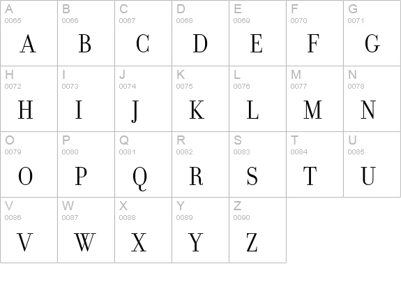 FilosofiaGrandCaps uppercase A-Z preview
