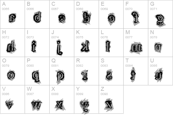 final lap uppercase A-Z preview