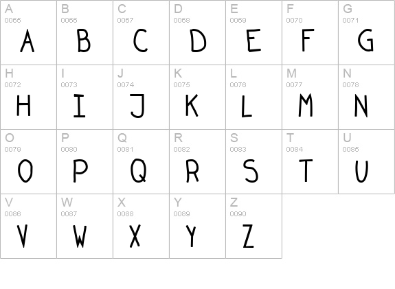 Finals Week Normal uppercase A-Z preview