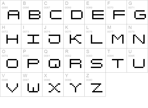 fixed_v03 uppercase A-Z preview