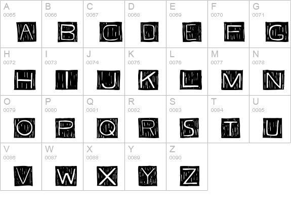 FKAFont Regular uppercase A-Z preview