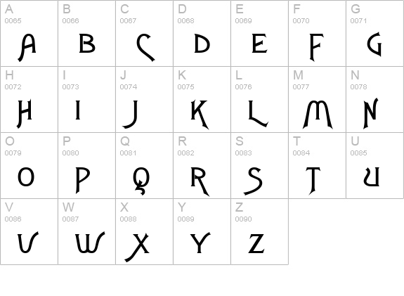 Fletch Wide Bold uppercase A-Z preview