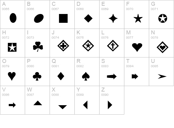 FnT_BasicShapes1 uppercase A-Z preview